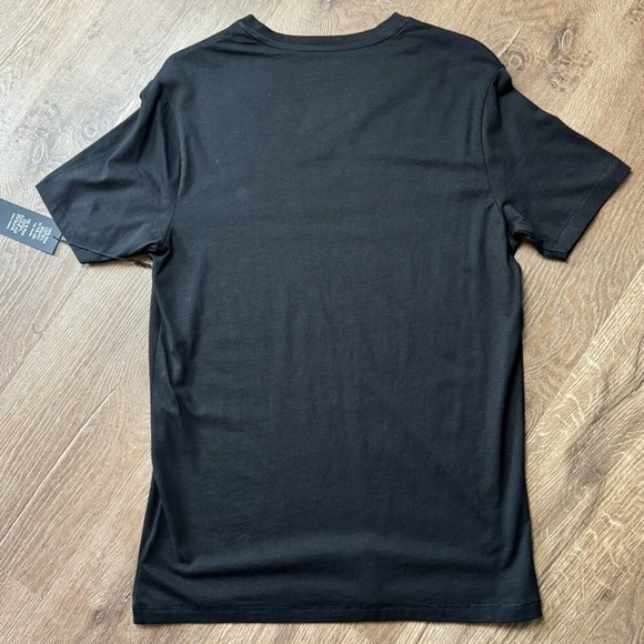 Christian Lacroix Mens Black V Neck T Shirt Pima Cotton Size S - Picture 7 of 7